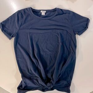 Jcrew Factory Tie Front Tee